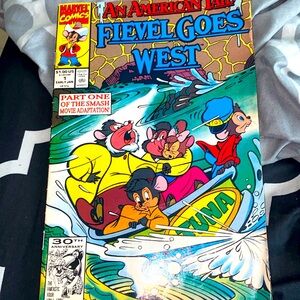 Marvel comic book original An American Tail Fievel goes west